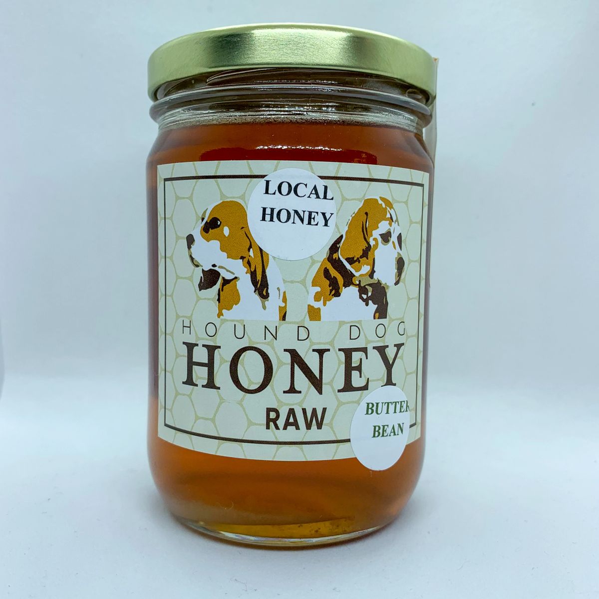 Butterbean Raw Local Honey 1lb Jar
